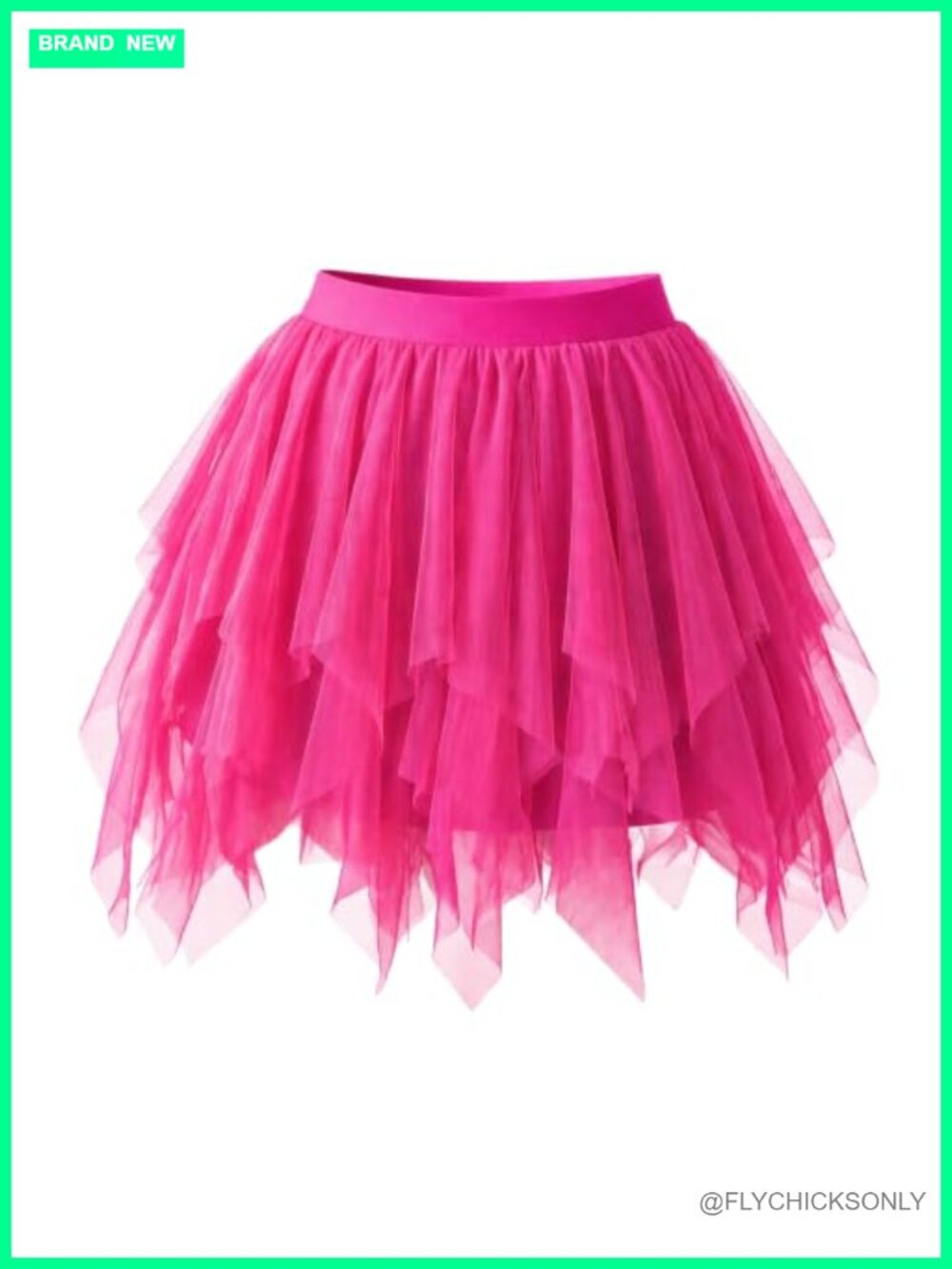 Womens Tulle Mini Skirt Layered Puffy Mesh Tutu A-Line Party Costume